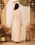 Printed Long Dress with Smocked Cuffs 60211
